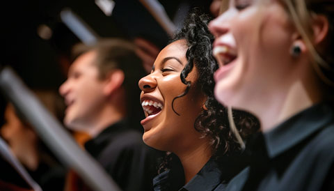 image promoting chamber singers courses, workshops, rehearsals, and performances