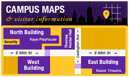 thumbnail image linking to Hunter College Main Campus Maps and Visitor Information