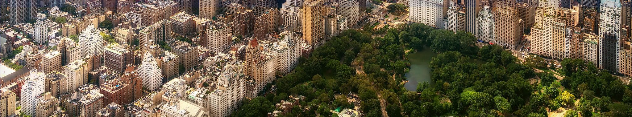 image showing an arial view of the Hunter College main campus on 68th Street and Lexington Ave. in Manhattan, New York City