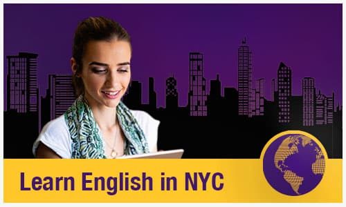 image promoting English learning courses